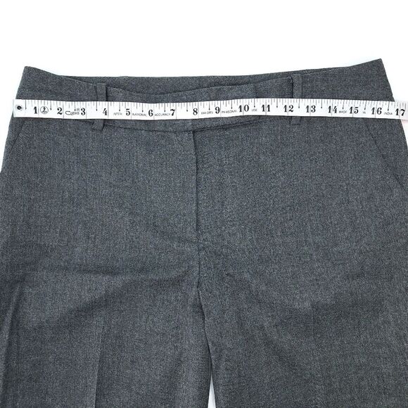 Talbots Petites Gray Wool Heritage Mid-Rise Dress Pants Sz 8P - Picture 6 of 13